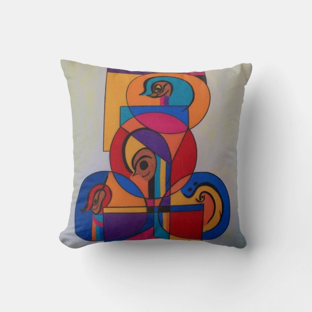 Petit coussin de visages (Recto)