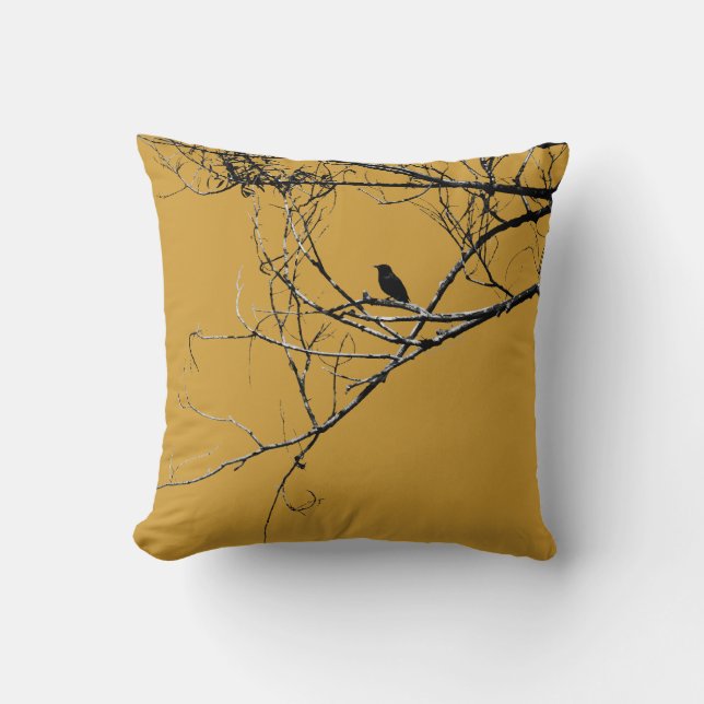 Petit Coussin d'oiseaux noirs (Recto)