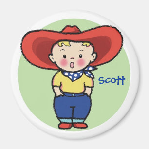 Petit cowboy - aimant parlant
