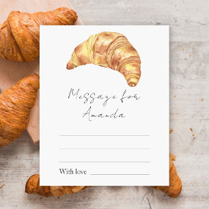 Petit Croissant Anniversaire Message capsule heure