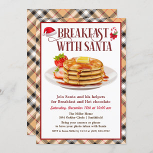 Petit déjeuner avec Père Noël Invitation