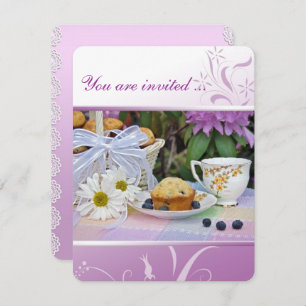 Petit déjeuner d'anniversaire Brunch Invitation