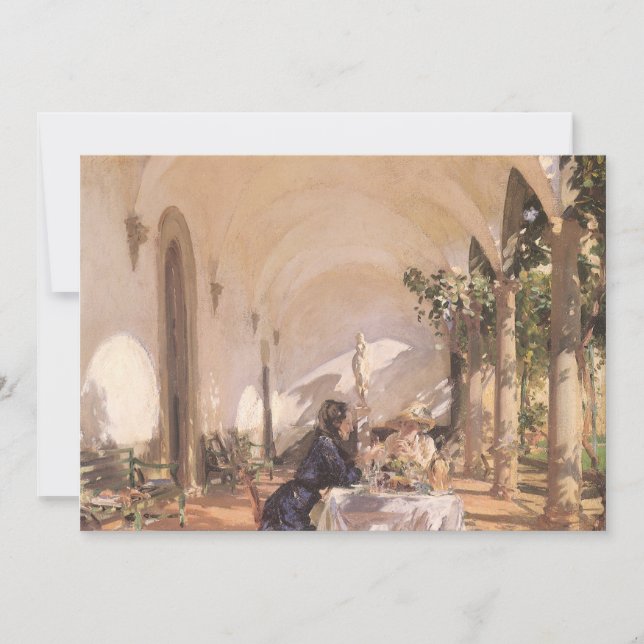 Petit déjeuner dans la loggia de John Singer Sarge (Devant)