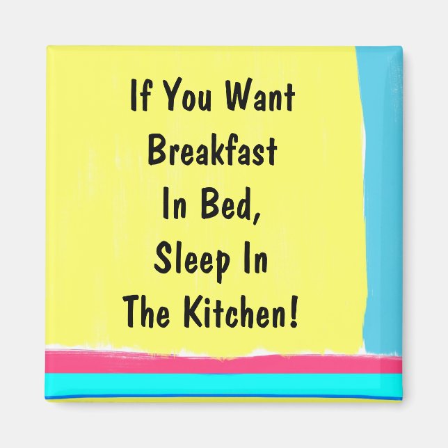 Petit-Déjeuner En Bed Magnet (Devant)