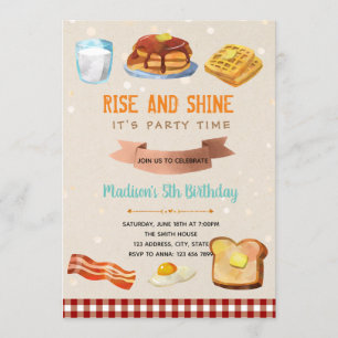 Petit déjeuner et invitation à la fête