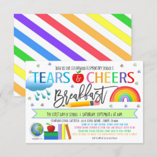 Petit déjeuner Invitation Larmes et encouragements