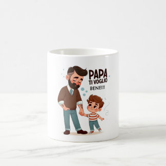 Petit-déjeuner mug dédié à papa