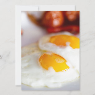 Petit-déjeuner oeufs au plat