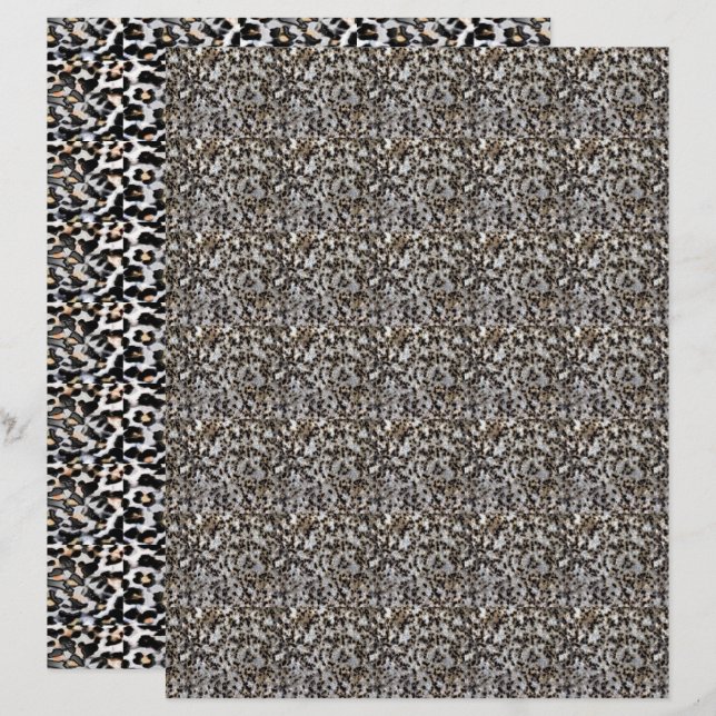 Petit design à deux côtés Leopard (Devant / Derrière)