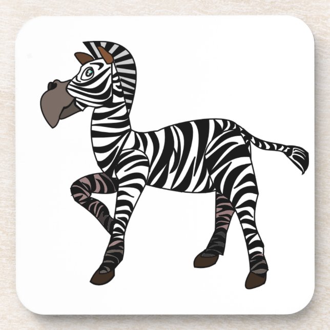 Petit Dessous de verre Zebra (Devant)