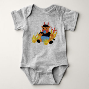 Petit Diable Amusant Body Bébé - Mignon Artistique