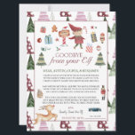Petit Elf | Lettre d'adieu aux elfes de Noël pour<br><div class="desc">Faites de cette tradition de vacances avec vos enfants un peu plus de plaisir avec cette mignonne lettre "Au revoir de votre Elfe". Ajoutez votre choix de personnalisation. Ils rendront l'expérience amusante et vous aurez un souvenir merveilleux pour les années à venir. Ajoutez votre libellé personnalisé à cette conception à...</div>