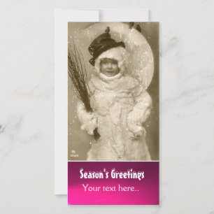 PETIT ENFANT DANS LE MODÈLE PHOTO COSTUME SNOWMAN