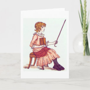 Petit enseignant, carte de voeux