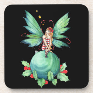 Petit ensemble de dessous de verre Fée de Noël