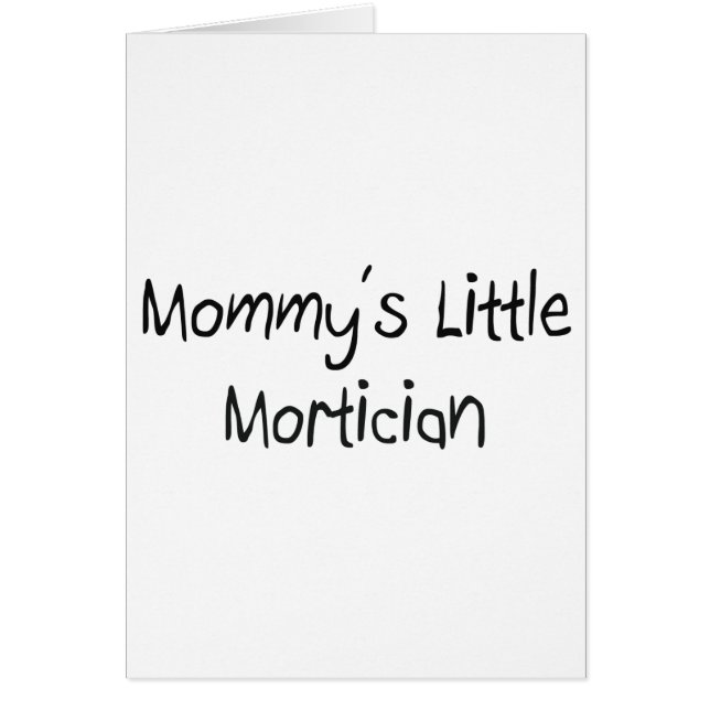Petit entrepreneur de pompes funèbres de Mommys (Devant)