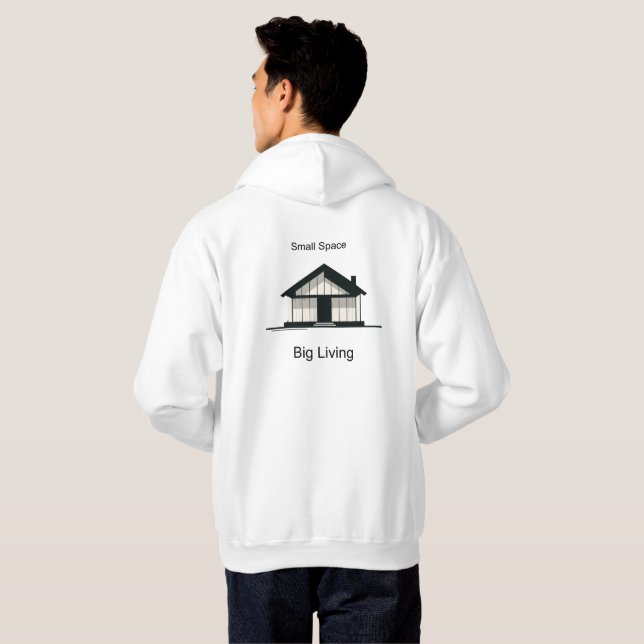 Petit Espace Grande Vie Moderne Sweat à Capuche Ti (Dos entier)