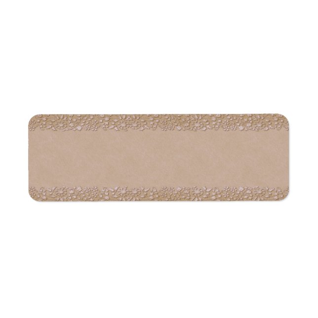 Petit Étiquette d'apothecaire beige (Devant)