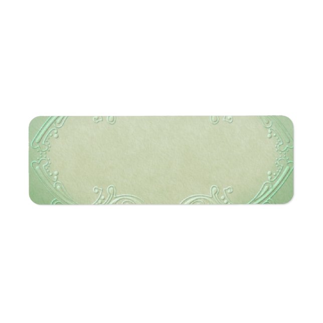 Petit Étiquette d'Apothécaire Vert (Devant)