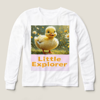 Petit Explorateur – T-Shirt Enfants Caneton Mignon