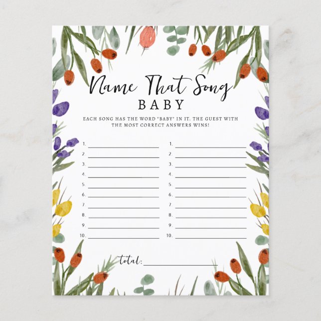 Petit Fleur sauvage Sur Le Chemin Nom De Chute Qui (Devant)