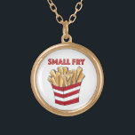 Petit Fry French Fries Collier de gourmandises pou<br><div class="desc">Le collier présente une illustration originale d'une boîte de frites de fast food,  avec le petit FRY en rouge amusant. Ne vois-tu pas ce que tu cherches ? Vous avez besoin d'aide pour la personnalisation ? Contactez Rebecca pour avoir quelque chose conçu pour vous.</div>