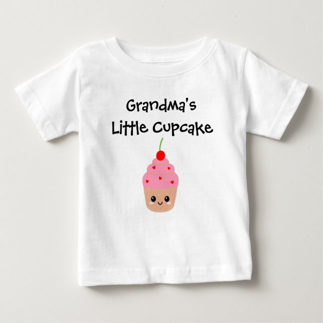 Petit gâteau de grand-mère, T-shirt mignon pour bé (Devant)