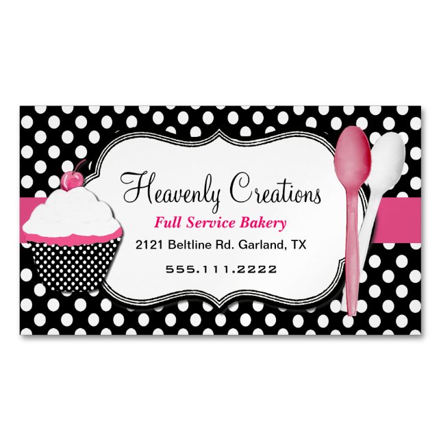 Petit gâteau et aimant de magasin de boulangerie (devant)