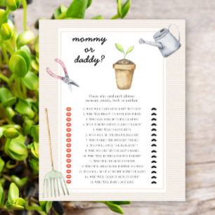 Petit germe - jeu de baby shower maman ou papa