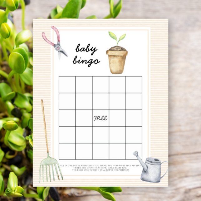 Petit germe - Jeu de bingo Baby shower (Créateur téléchargé)