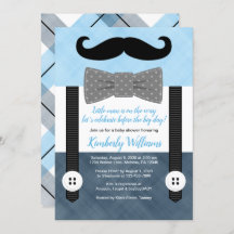 petit homme baby shower invitation garçon green ma