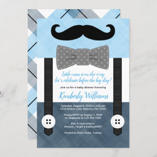 petit homme baby shower invitation garçon green ma