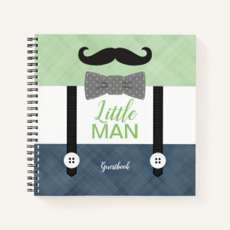 Petit homme vert marine bébé garçon douche livre d