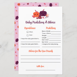 Petit jeu de prédictions et conseils Citrouilles