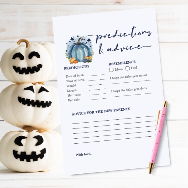 Petit jeu de prédictions pour la baby shower de Pe (Créateur téléchargé)
