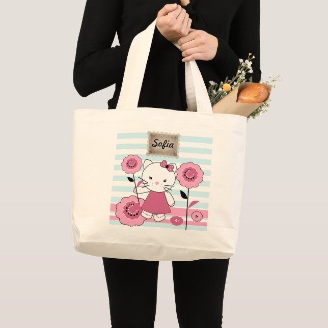 Petit Kitty Grand Sac fourre-tout (Devant (produit))
