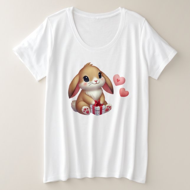Petit lapin lapin lapin de la Saint-Valentin (Design devant)