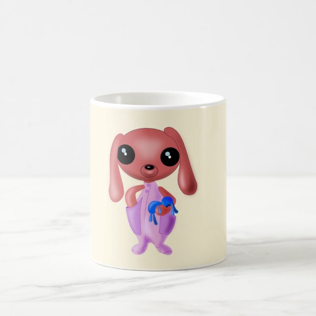 Petit Lapin Mug - Votre couleur (Centre)