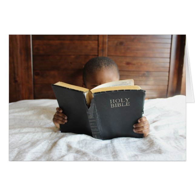 Petit lecteur de la Sainte Bible (Devant horizontal)