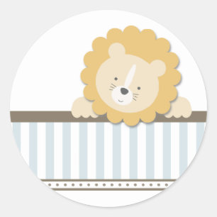Petit lion {Bleu}   Stickers