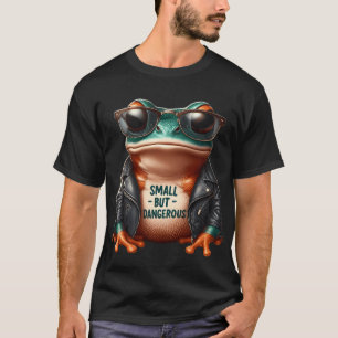 Petit mais dangereux T-Shirt de grenouille motarde