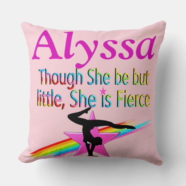 PETIT MAIS FIERCE GYMNASTICS COUSSIN (Recto)
