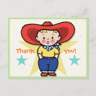 Petit Merci Cowboy ! Carte