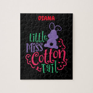 "PETIT MISS COTTON TAIL" PUZZLE PERSONNALISÉ.