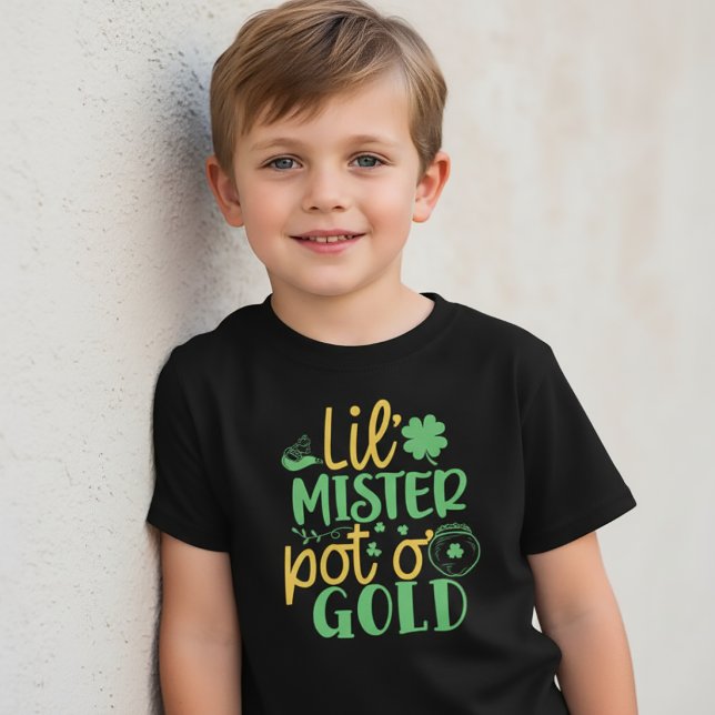 Petit Monsieur Pot O Gold St Patrick T-Shirt Enfan (Créateur téléchargé)