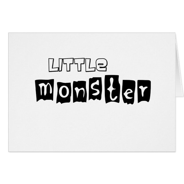 Petit monstre (Devant horizontal)