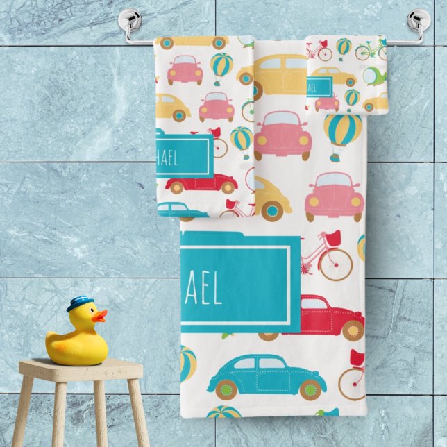 Petit Motif de véhicule avec prénom (Créateur téléchargé)
