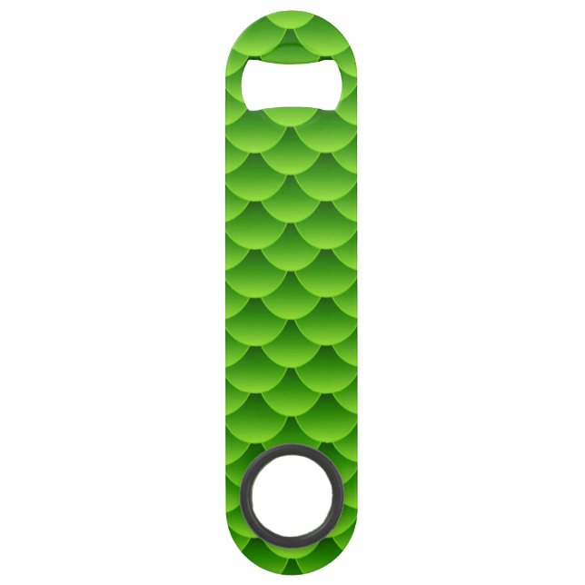Petit motif vert d'échelle de poissons (Devant)