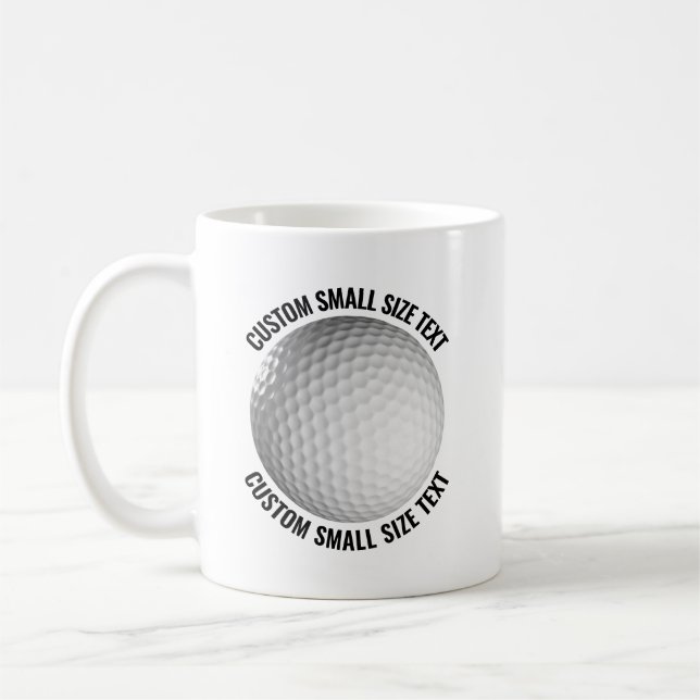 Petit Mug de Golf Personnalisé 330ml (Gauche)