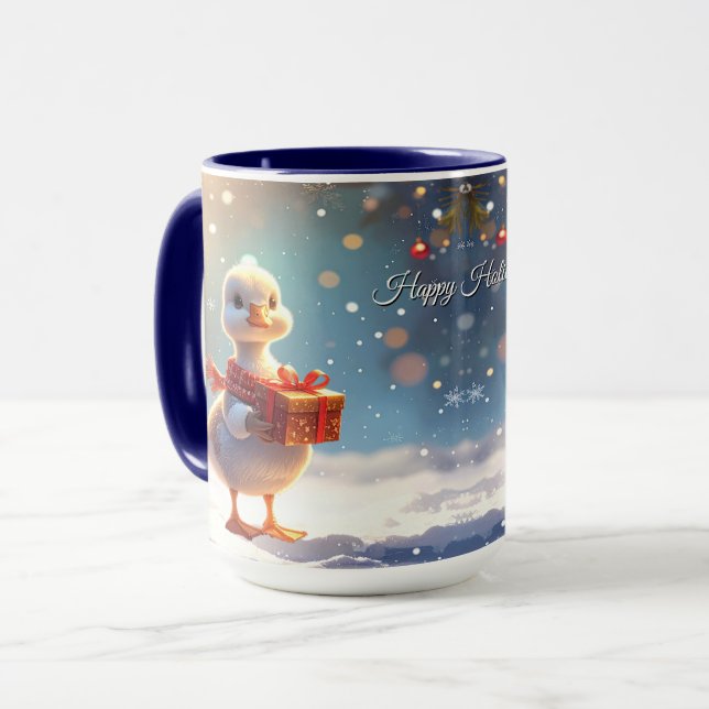 Petit Mug de Vacances Canard (Devant gauche)
